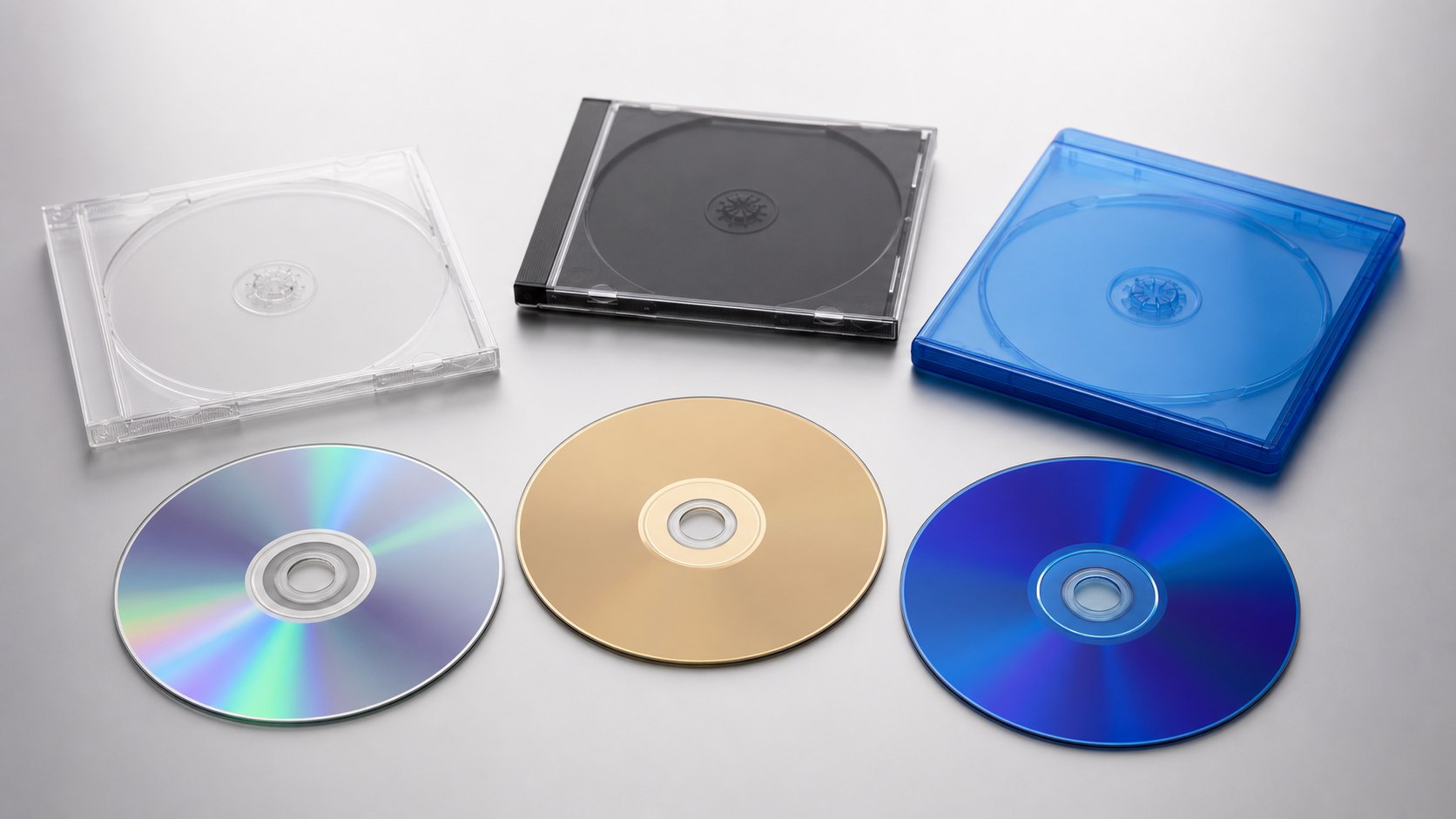 CD, DVD in Blu-ray
